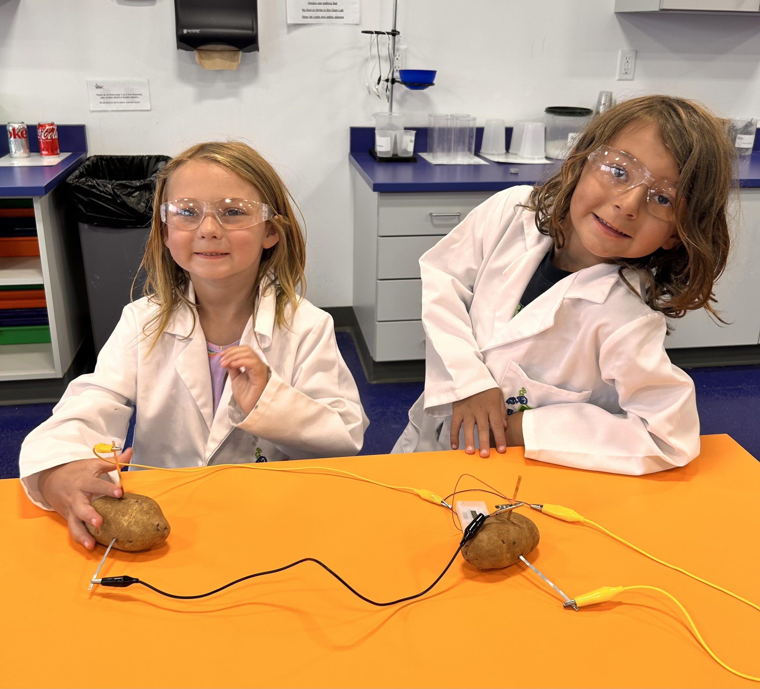 My kids at Little Beakers STEM Camp