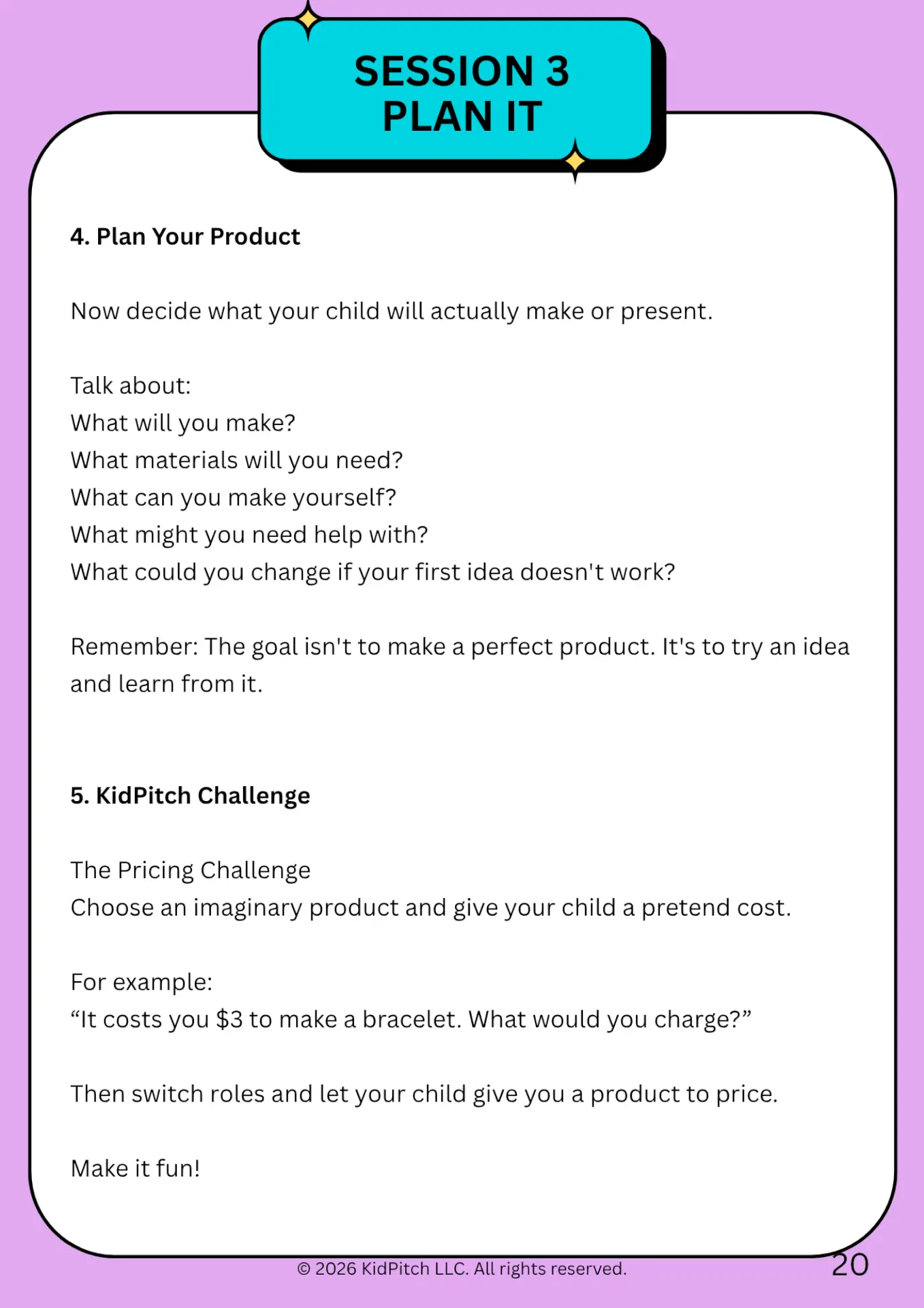 KidPitch Parent Companion